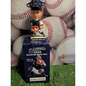Damian Miller Milwaukee Brewers bobblehead SGA NiB L@@K! Catcher